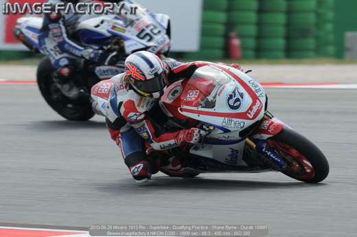 2010-06-26 Misano 1913 Rio - Superbike - Qualifyng Practice - Shane Byrne - Ducati 1098R